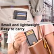 Мъжки портфейл, AFKSMILE, RFID защита, 8 карти, Матово черен, 11.4x8x0.9см