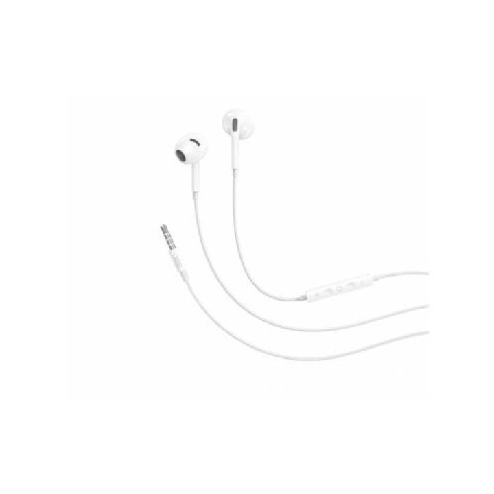 Casti XO Design Handsfree 3.5mm EP77 Alb