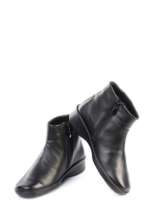 Extra széles bakancs „TELLUS” 02-09/1, Fekete