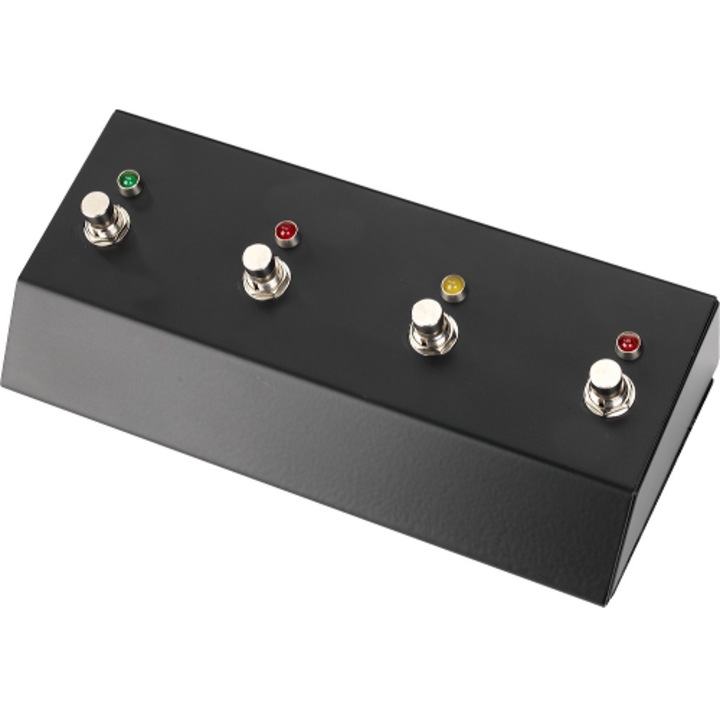 Comutator pedala chitara Laney, FS-4, 4 pozitii, metal, 55x225x100mm