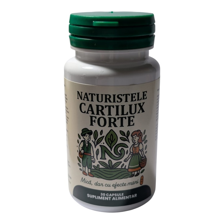 Supliment nutritiv, NATURISTELE, Cartilux Forte, ingredient principal MSM, 30 capsule