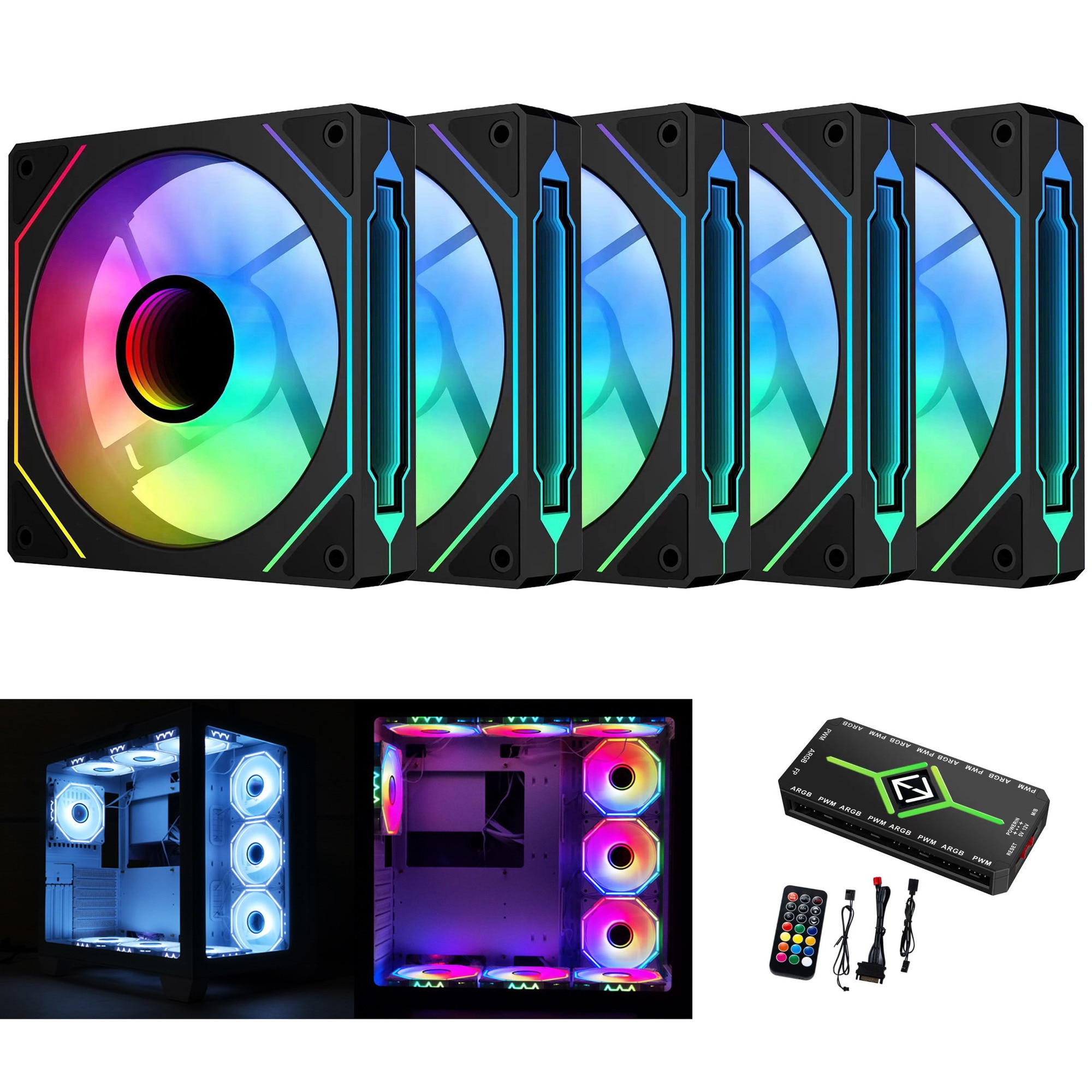 Memorie Corsair Vengeance RGB 64GB, DDR5, 5600MHz, CL40, dual