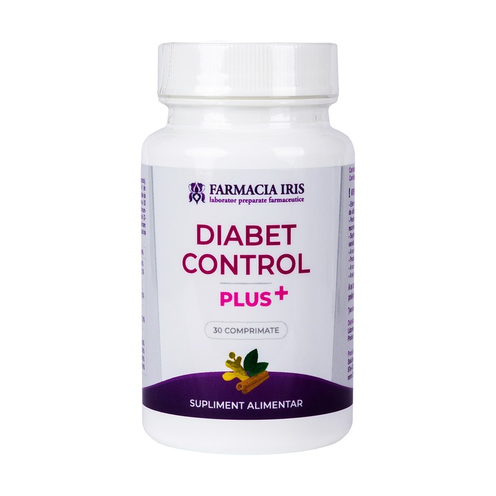 Supliment alimentar, Diabet Control Plus, 30 comprimate