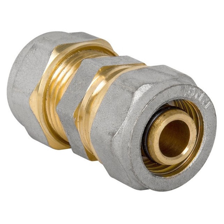 PEX idom, Diamond, dupla, króm, 20x20mm