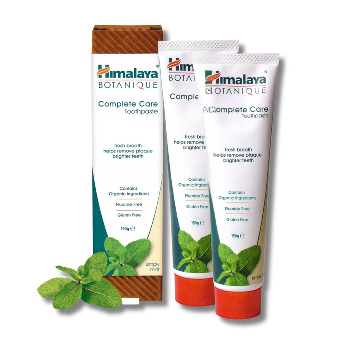 Pachet 2x, Pasta De Dinti, Himalaya, Prospetime Intensa Cu Menta, 2x150g, Ingrediente De Origine Naturala, Protectie Zilnica Impotriva Cariilor