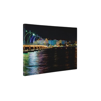 Casute albastre - Tablou Canvas - 85x110 cm Casute albastre - Tablou Canvas - 85x110 cm