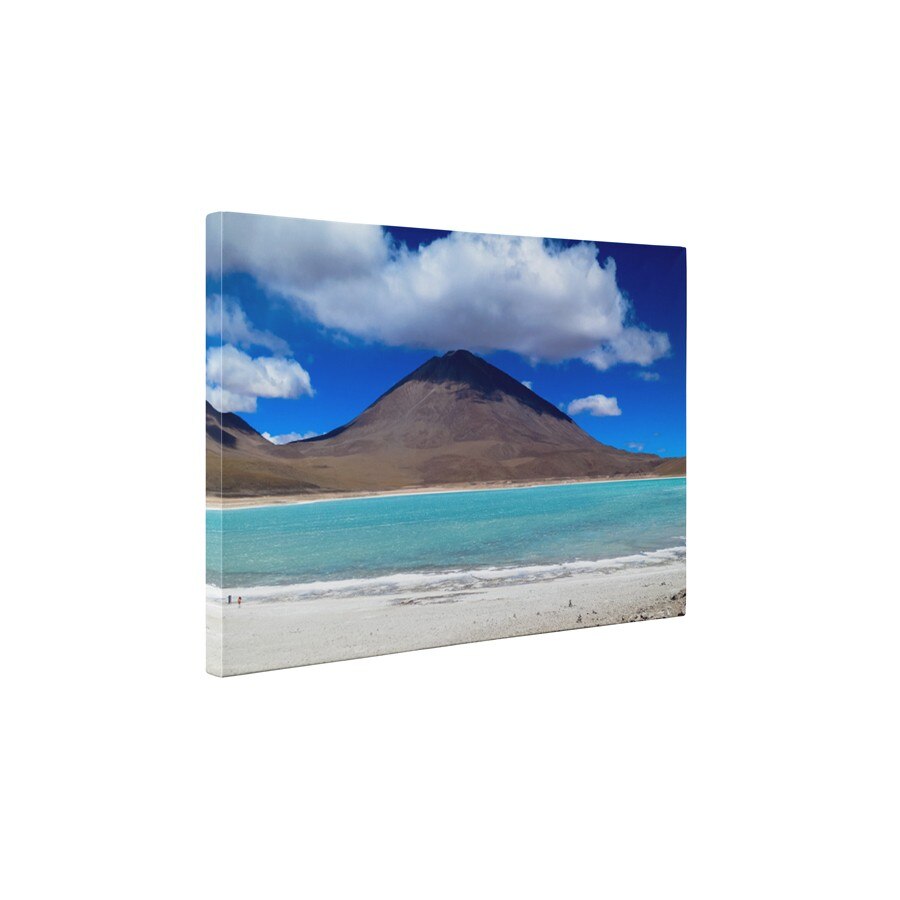 Munte pe malul marii - Tablou Canvas - 50x65 cm