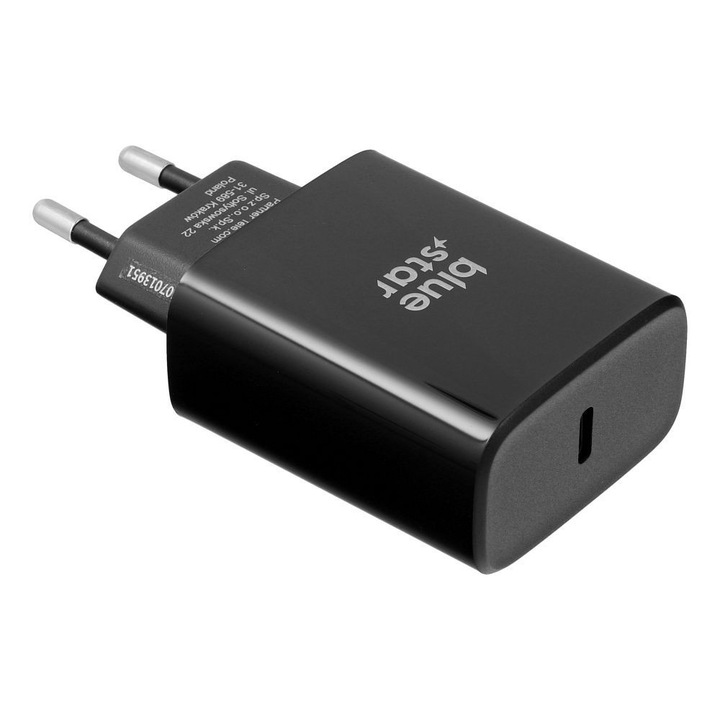 Bluestar GaN 35W USB-C hálózati töltőfej / adapter – gyorstöltő, Power Delivery, QC 4.0