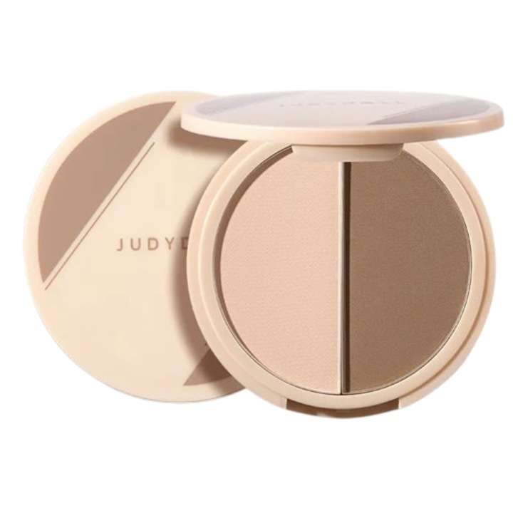 Paletă Judydoll Contur și Iluminator în 2 Nuante #02 Warm Tone Duo 9g