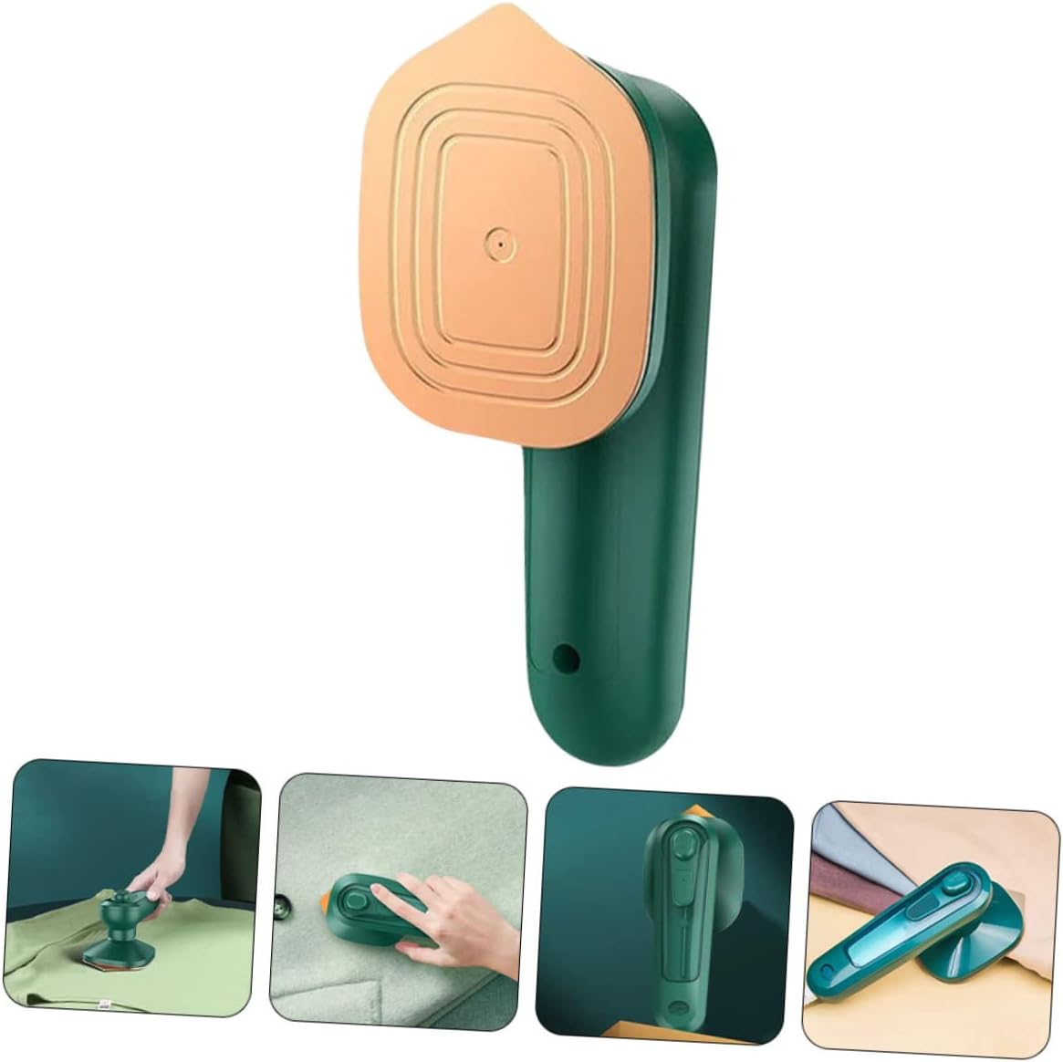Fier de calcat portabil mini verde 15x7cm