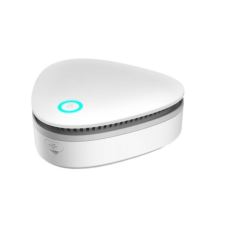 Purificator de aer, odorizant mic pentru interior, alb, set pentru acasa si masina