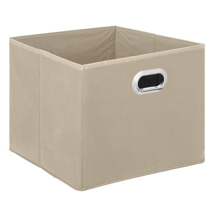 Cutie pentru depozitare, pliabila, 20x20x20 cm, bej