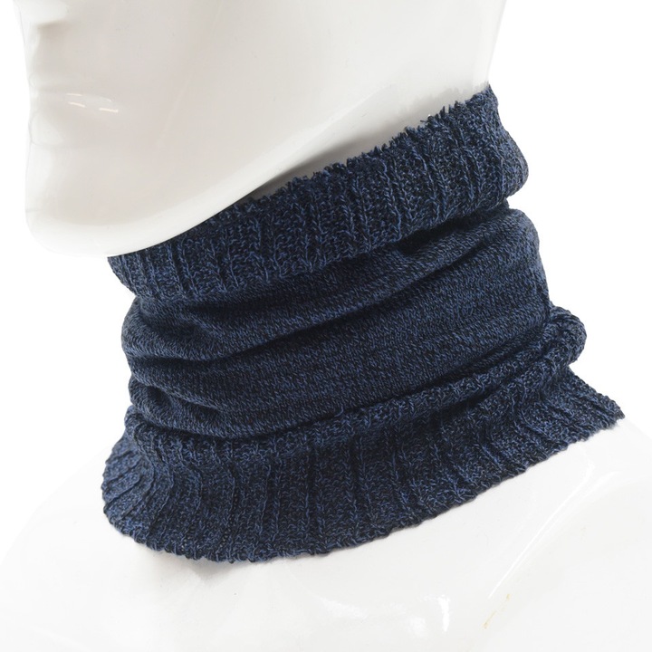 Guler de iarnă unisex Pako, granat melanj, acrilic, 30x20cm