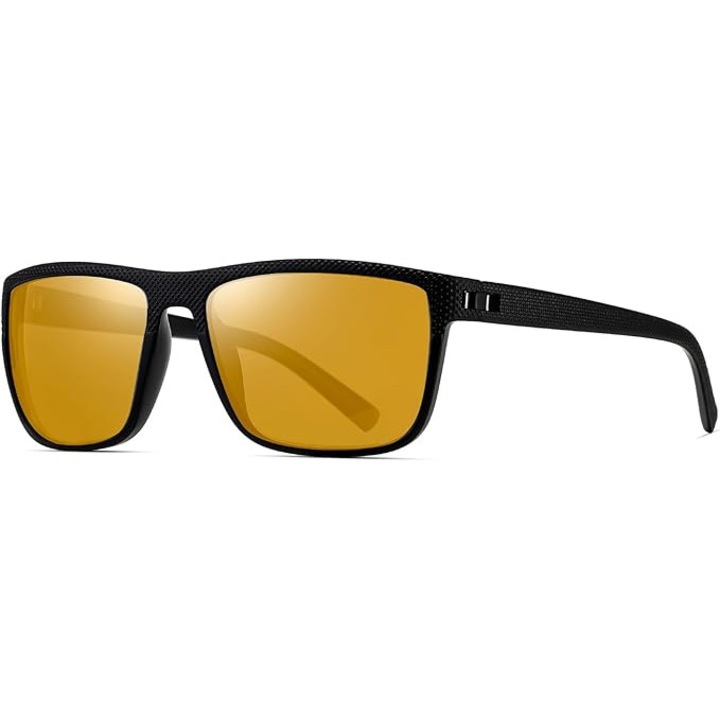 Ochelari soare unisex polarizati vintage clasici rama usoara UV400 pentru pescuit condus ciclism