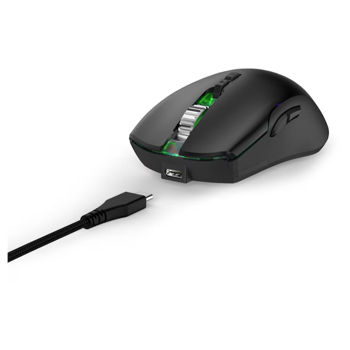 Mouse Gaming HAMA uRage Reaper 610, 16000 dpi, Wireless 2.4Ghz, Bluetooth, Wireless, iluminare RGB Negru