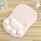 Mousepad FooFoony, подложка за китка от силиконов гел, розов, 27x20x2,5см