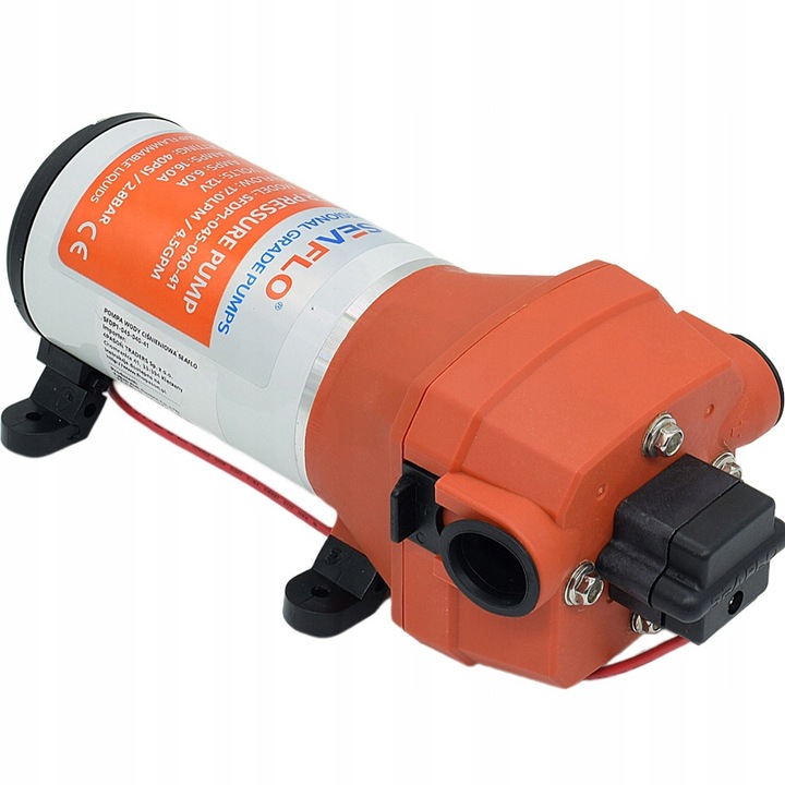 Pompa apa presiune 12V Seaflo, 17L/min, 40 PSI, 1/2", 98,5x255x102mm