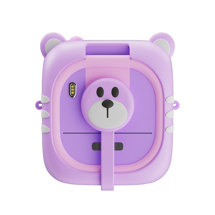 Детски фотоапарат, 32 GB карта памет, 48 мегапиксела резолюция, 1080p видео, 180-градусов въртящ се обектив, USB четец на карти, 1500 mAh батерия