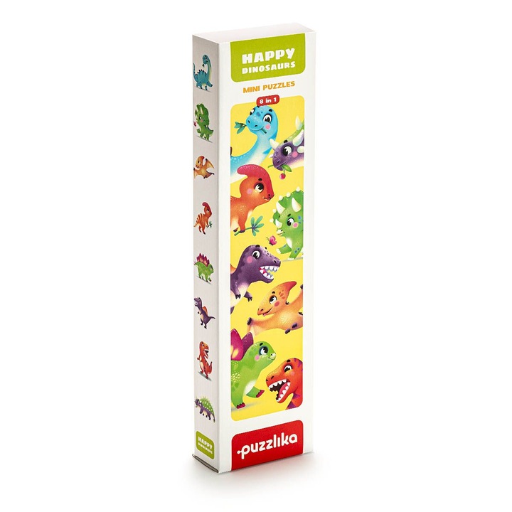 Puzzle de asociere pentru copii, 2 Ani+, Puzzlika - Dinozauri