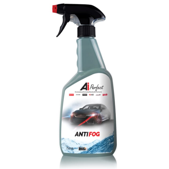 Спрей против конденз за предни стъкла, прозорци и огледала – Предотвратява конденза, 750 мл