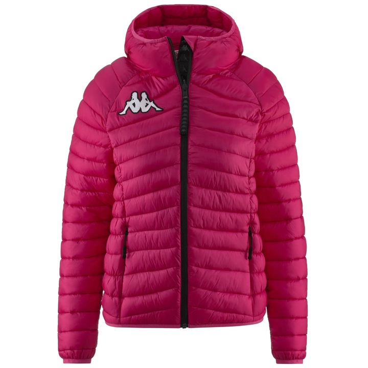 Jacheta Dama Kappa din puf 660 6CENTO Roz, Roz