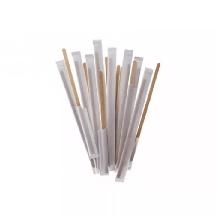 Palete cafea SNICK lemn 1000 buc/set 14 cm