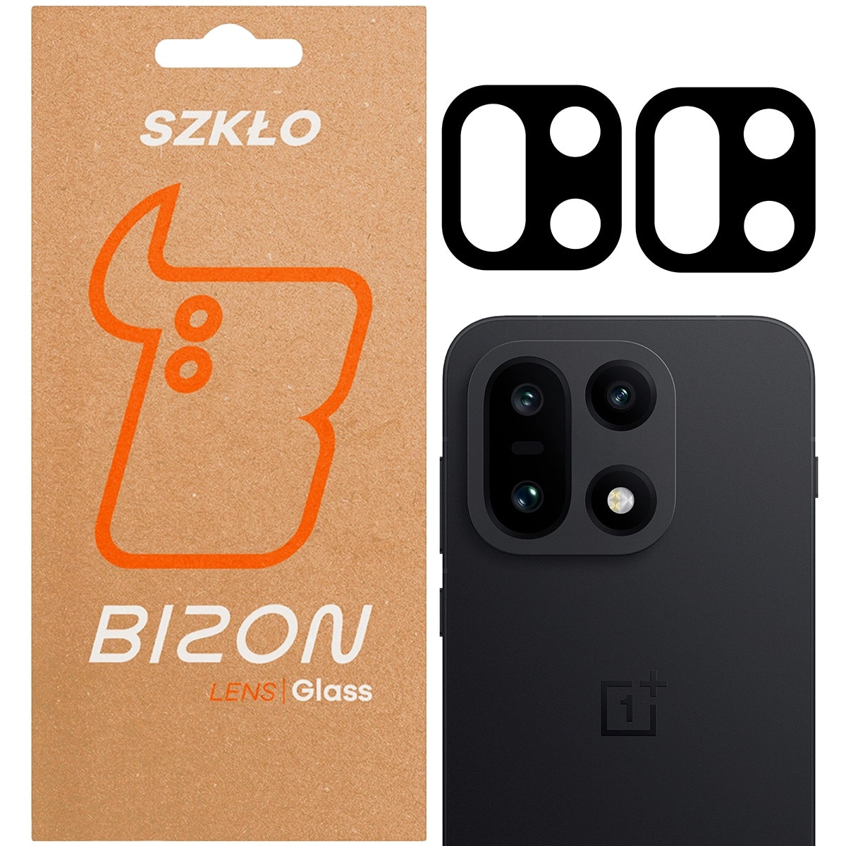 Sticla camera foto Bizon Glass Lens pentru OnePlus 15, 2 bucati
