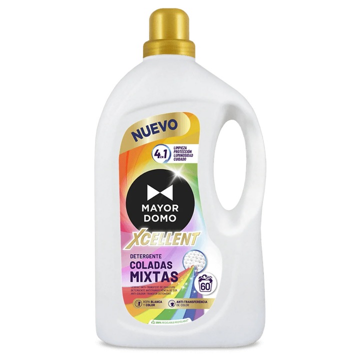 Detergent lichid Mayordomo anti-transfer și anti-decolorare, 3L