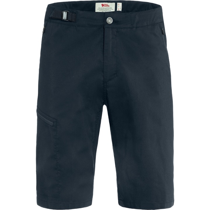 Pantaloni scurti trekking barbati Fjällräven Abisko Hike, Bleumarin
