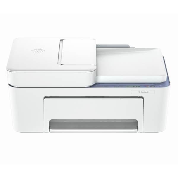 Multifunctional inkjet color HP DeskJet 4322 All-in-One, imprimare, copiere, scanare, A4, wireless, ADF, 8,5 ppm alb-negru / 5,5 ppm color, eligibil HP Instant Ink, alb-gri ciment