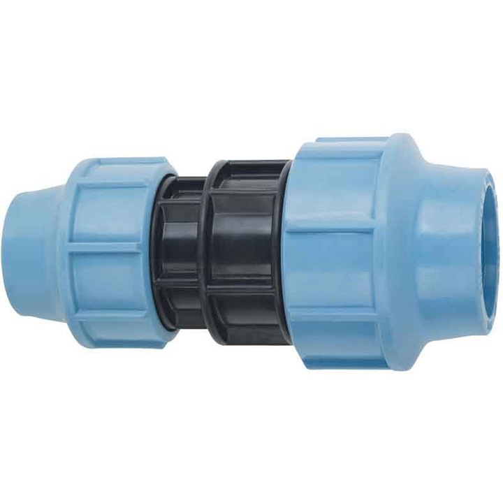 Reductie filetata, AGAflex, PE-PE 50mm x 32mm, pentru apa potabila, sistem de irigatie, presiune PN16, PN10