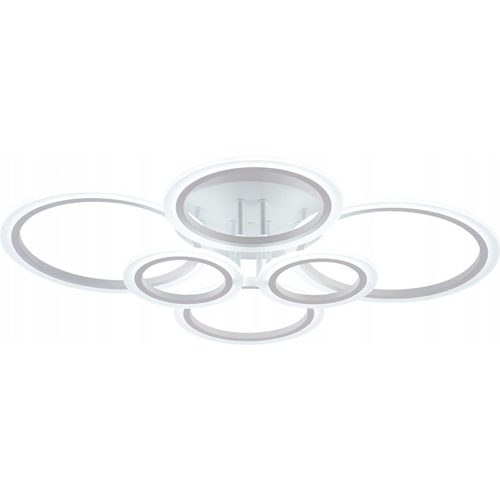 Candelabru LED VARGO 132W alb mat, dimensiuni 75x60x15cm