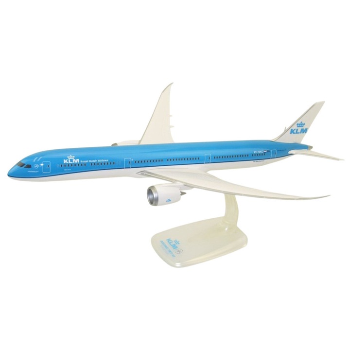 Модел самолет KLM Boeing B787-10, пластмаса, 34 см, мащаб 1:200