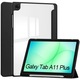 Husa tip carte Bizon Case Tab Clear Matt pentru Galaxy Tab A11 Plus / A9 Plus, negru