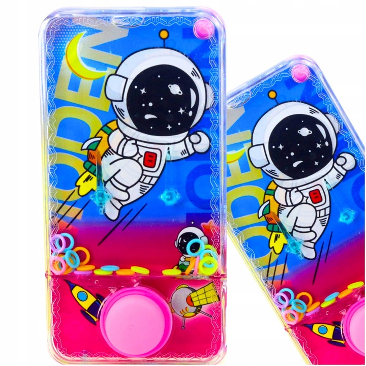 Joc de dexteritate acvatic Qulki, plastic, 13x6, 5x1, 5cm, pentru fete, 3 ani+