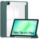 Husa tip carte Bizon Case Tab Clear Matt pentru Galaxy Tab A11 Plus / A9 Plus, Verde inchis