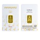 Lingou aur, Avangard Gold, 24 K, 1.25 g, puritate 999.9 ‰