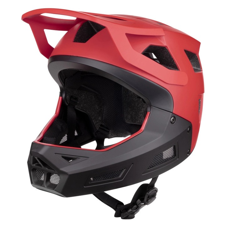 Casca Force DROP downhill, rosu-negru S-M (55-58 cm)