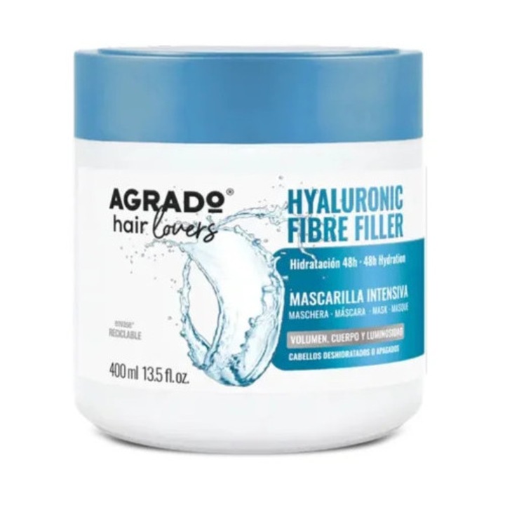 Masca de par hidratanta Hyaluronic Fiber, 400 ml