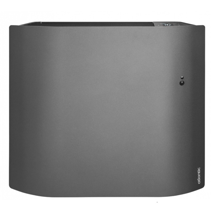 Încălzitor electric Atlantic Divali Horizontal 2000W, antracit, montare pe perete, dimensiuni 119x56, 5x11cm, pentru încăperi de până la 25m2