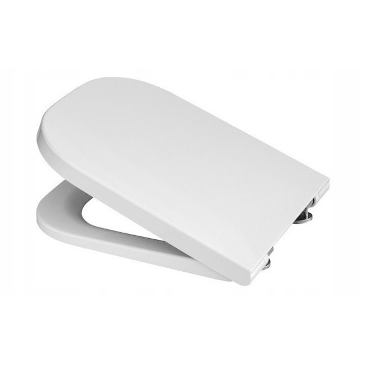 Toaleta cu capac MKW, model Roca Gap, duroplast antibacterian, montare usoara, alb