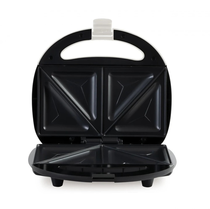 Sandwich maker, Berlinger, crem, 750W, placi antiaderente 21, 6x12cm