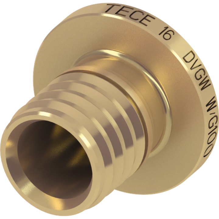 TECE TECEflex dop standard din alama 16 mm 765116