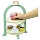 Комплект дървени играчки, LandToys, стойка за торти и мъфини, 9 части, многоцветен, 19,5x19,5x25,5 см