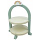 Комплект дървени играчки, LandToys, стойка за торти и мъфини, 9 части, многоцветен, 19,5x19,5x25,5 см