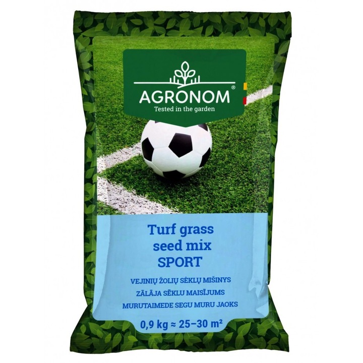 Gyepfű Turfgrass Sport, Agronom, vetőmagok, 900 gramm, 25-30 négyzetméter