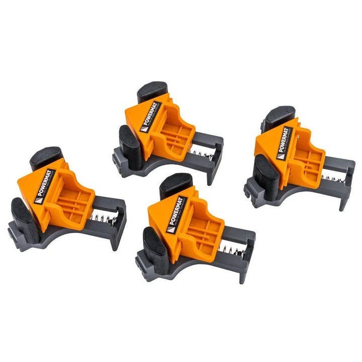 Set cleme de colt Powermat PM-SNK-522T, 4 bucati, 5-22 mm, 8x8, 5 cm