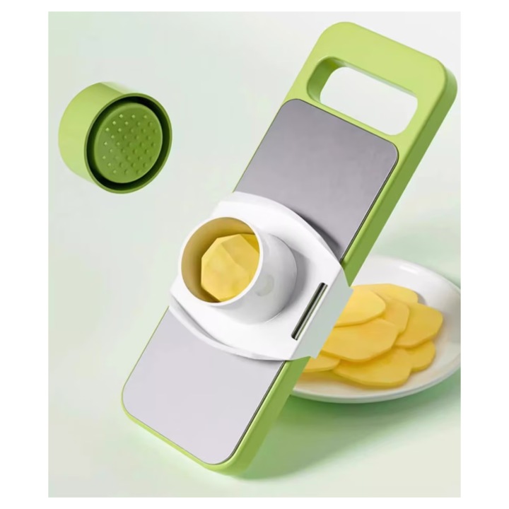 Feliator Manual Tip Mandolina cu Recipient, 6 in 1