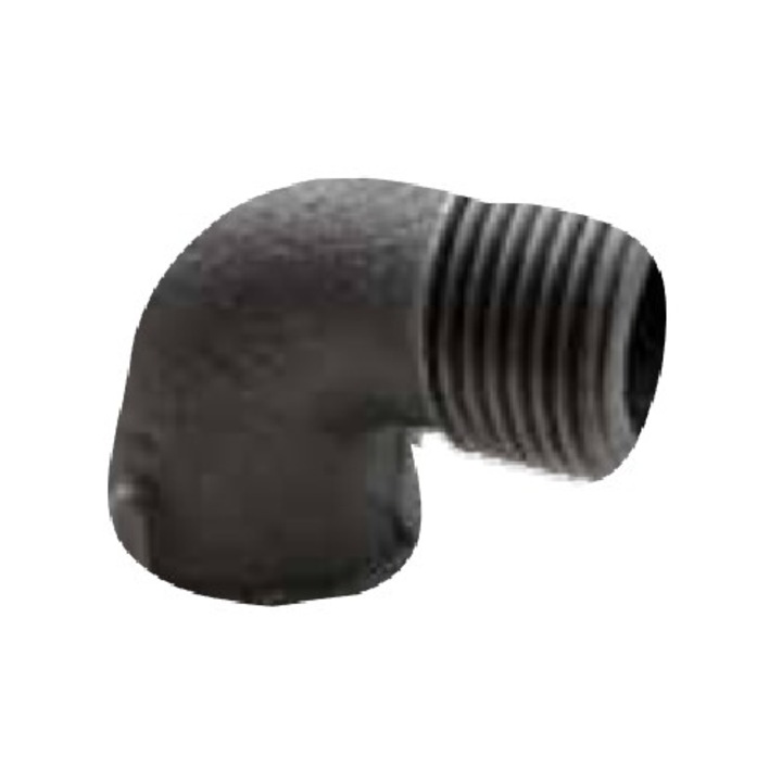 Kolano nyplowe AGAFLEX 1" 90°, zeliwne, dimensiuni 38x52mm, set