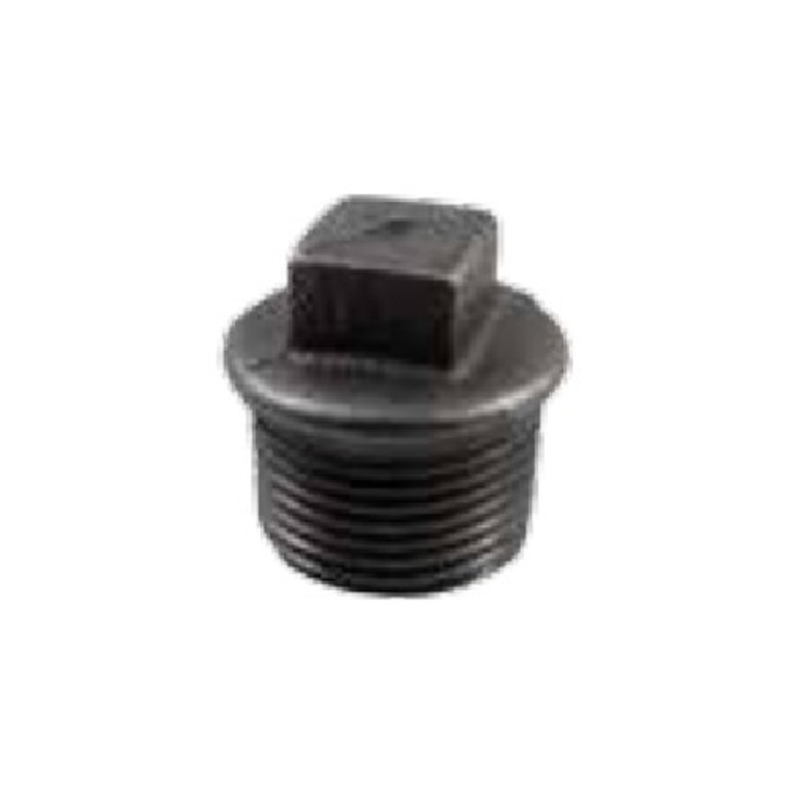 AGAFLEX szerelvények, T9 peremes zöld dugó, 5/4", 39mm, fekete, 153g